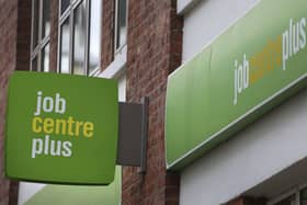 ONS data shows that 14,180 people were claiming out-of-work benefits as of Thursday, April 9.