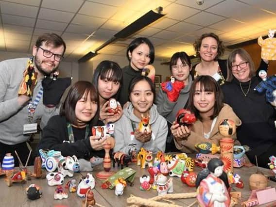 Collaboration between Japanese students and Beverley Art Gallery