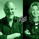 Simon Evans and Jo Caulfield