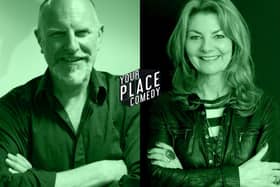 Simon Evans and Jo Caulfield