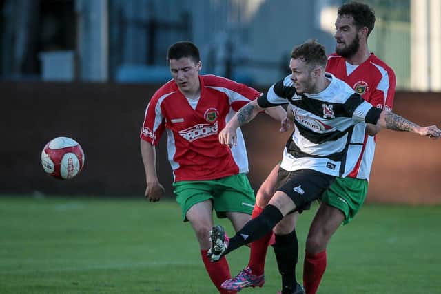 Nathan Cartman in action during his spell at Darlington