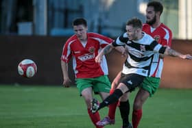 Nathan Cartman in action during his spell at Darlington