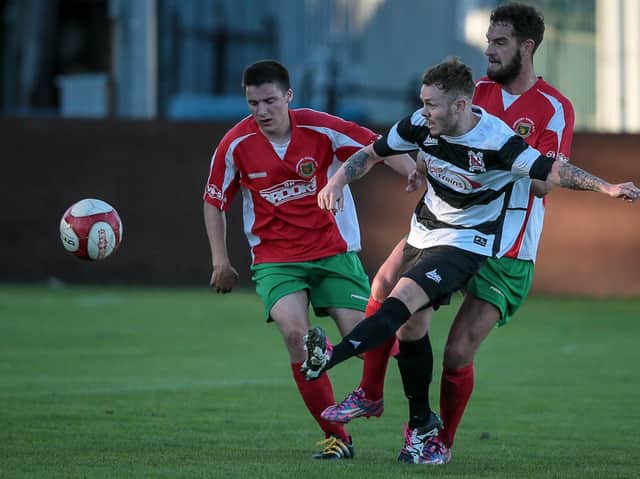 Nathan Cartman in action during his spell at Darlington