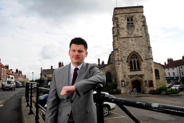 Councillor Keane Duncan, Leader of Ryedale District Council. Picture by Simon Hulme