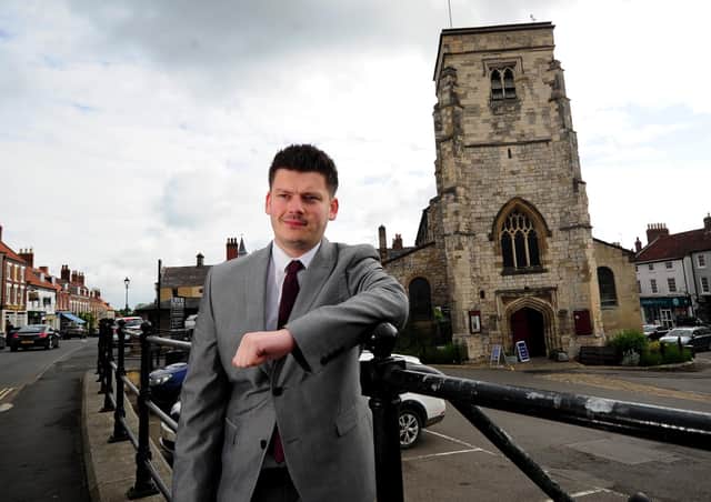 Councillor Keane Duncan, Leader of Ryedale District Council. Picture by Simon Hulme