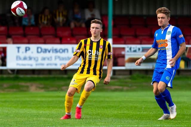 Matty Bowman in action for Boro. Picture: Will Palmer