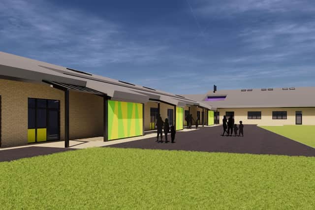 Artist's impression of the school