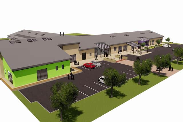 Artist's impression of the school