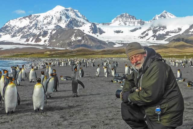 Peter Dunn in Antarctica (photo: Martin Beaton)