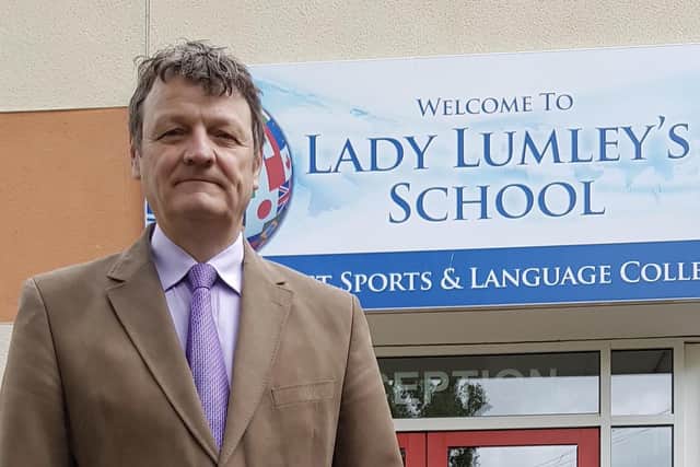 Cllr Greg White, County Councillor for Pickering, said he will do whatever he can to help Lady Lumley’s become an excellent school.