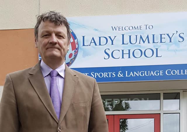 Cllr Greg White, County Councillor for Pickering, said he will do whatever he can to help Lady Lumley’s become an excellent school.