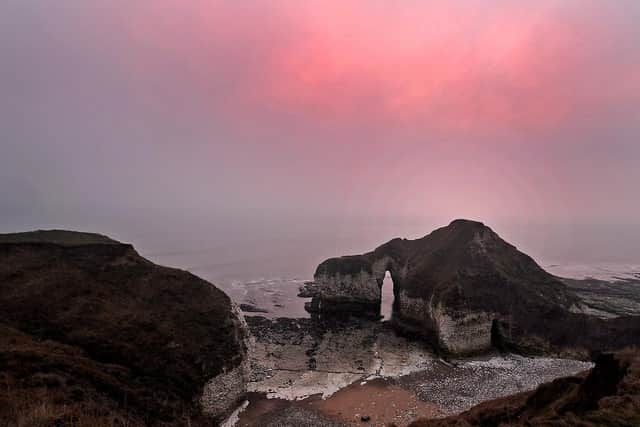 The crash happened off Flamborough Head this morning