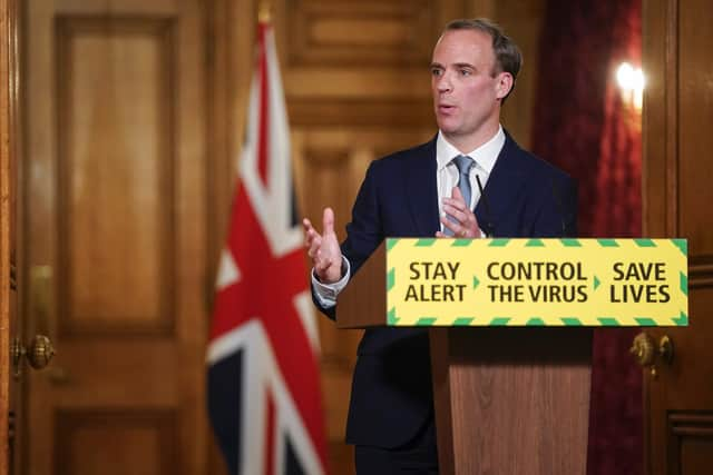 Foreign Secretary Dominic Raab. Photo: PA