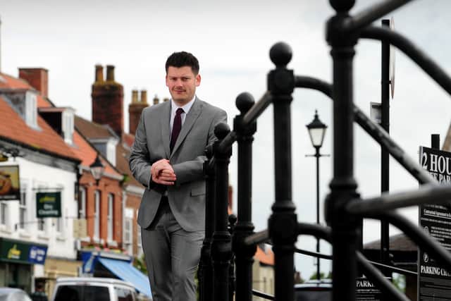 Leader of Ryedale Dictrict Council Cllr Keane Duncan.