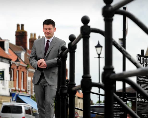 Leader of Ryedale Dictrict Council Cllr Keane Duncan.