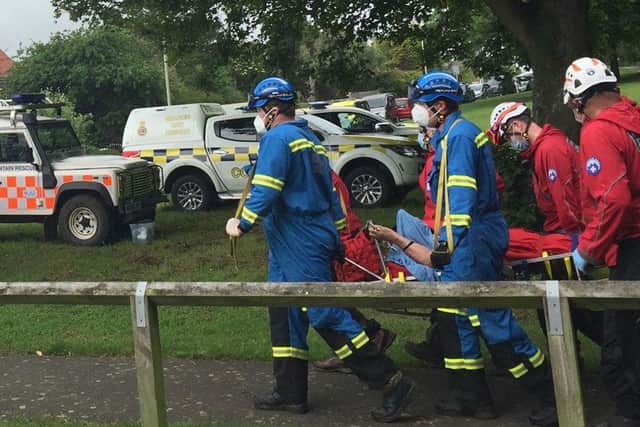 Picture from Scarborough and Ryedale Mountain Rescue Team's Facebook page.