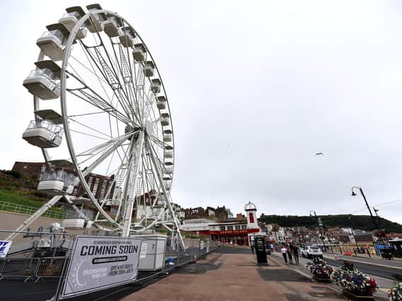 The observation wheel destined for Scarborough seafront