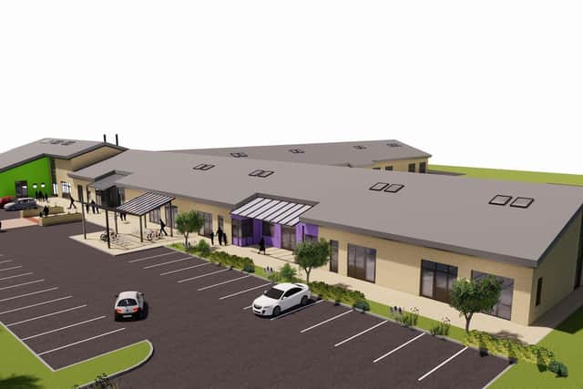 How the new school will look.