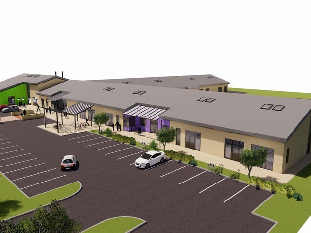 How the new school will look.