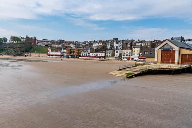 Scarborough deserted at Easter this year