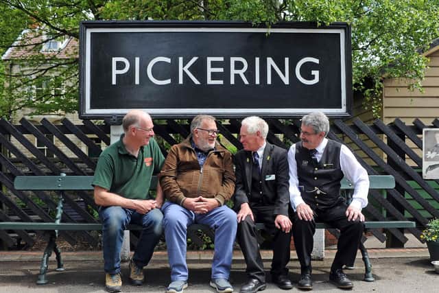 Volunteers at Pickering Station