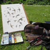 Jonathan Pomroy is a wildlife and landscape artist who has written a book on swifts called On Crescent Wings.