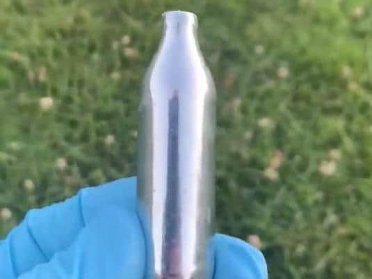 North Yorkshire Police are warning of thedangers of inhaling the gas.