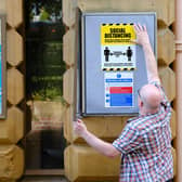 Senior operations assistant John Bedder outside Scarborough Art Gallery