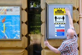 Senior operations assistant John Bedder outside Scarborough Art Gallery