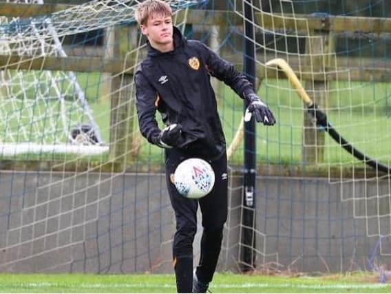 Goalkeeper Tom Macauley