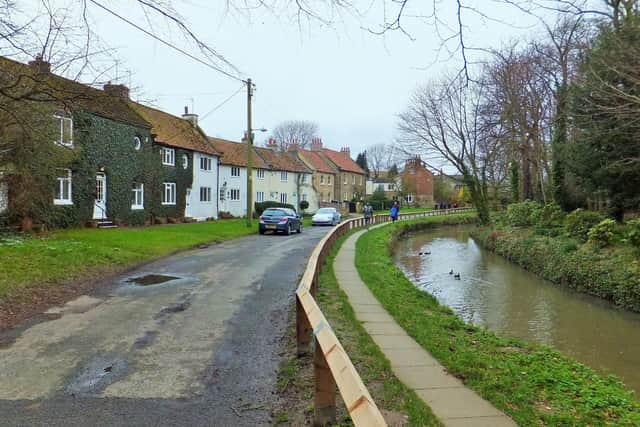 Riverside walk in Stokesley.