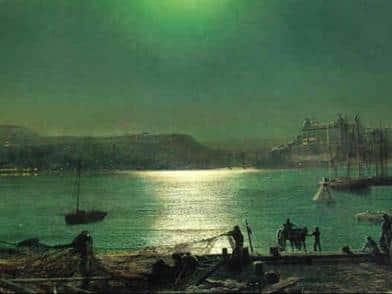 Atkinson Grimshaw: Scarborough by Moonlight