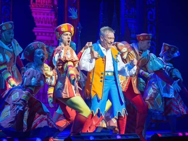 Billy Pearce in Snow White at the Bradford Alhambra