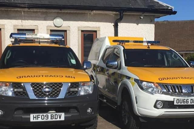 HM Coastguard vehicles at Bridlington.