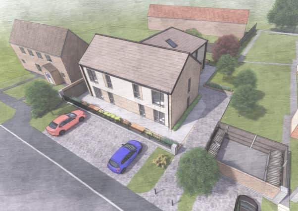 An artist’s impression of the new homes near the  junction of Thornton Road and Bessingby Gate on the West Hill estate.