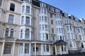 The hotel in St Nicholas Cliff, Scarborough