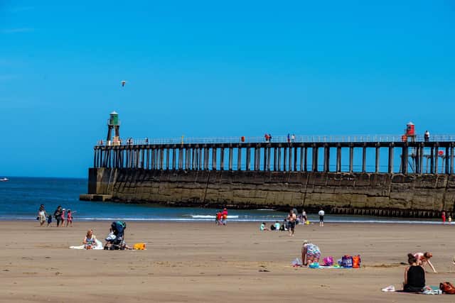 The sand drawing will appear on Whitby beach on Wednesday (July 8)