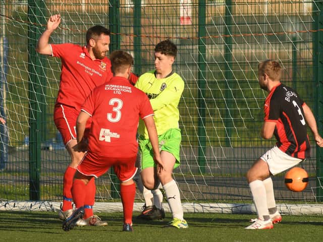 Chris Jenkinson, left, has committed to Brid Town for another season