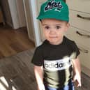Two-year-old Jayden Baron from Scarborough was rushed to hospital by helicopter.