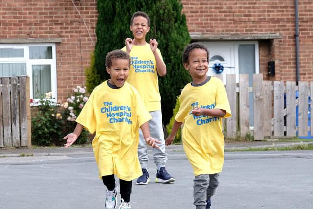 Brothers Christian, Ryan and Kieran Dube. Pictures by Richard Ponter.