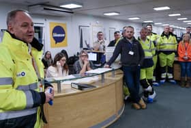 Mark Cutifani meets workers in North Yorkshire.