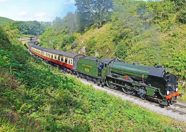 Repton steaming along. Picture John Hunt