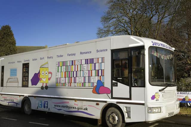 The mobile library in Hunmanby