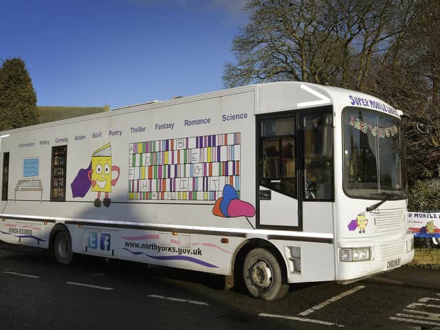 The mobile library in Hunmanby