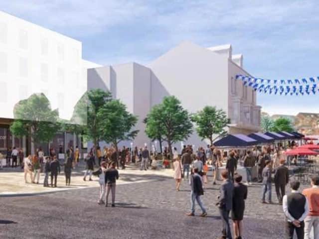 An impression of how the student area could look.