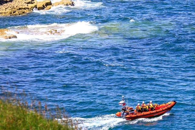 Kayakers were brought to safety
