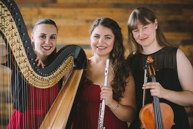The concert by Trilogy, comprising a flautist, a violist and harpist, will be held at Manor Farm, West Lutton.