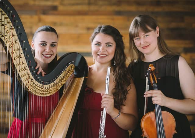 The concert by Trilogy, comprising a flautist, a violist and harpist, will be held at Manor Farm, West Lutton.