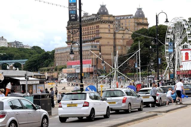 Traffic congestion on Foreshore Road.
