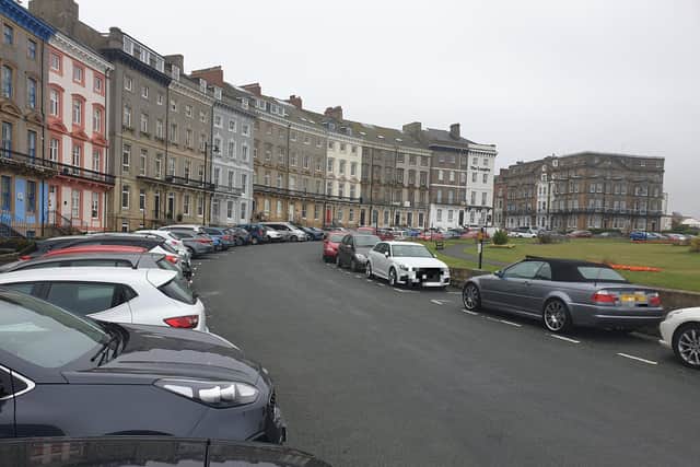 There were no spaces on Royal Crescent this morning